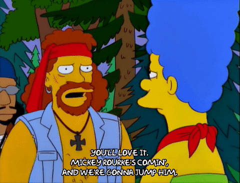 happy marge simpson GIF