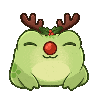 Red Nose Christmas Sticker