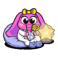 Sleepy Bedtime Sticker by Tiny Minies