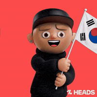 South Korea Football GIF by OneFootball Heads