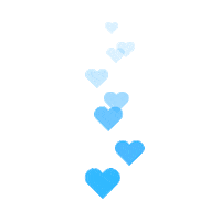 wellage heart 하트 blueheart wellage Sticker