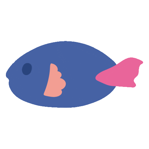 inthedeep fish swimming dory fishie Sticker