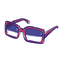polgranch coche gafas enllamas chocolatito Sticker