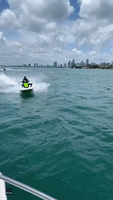 Footage Shows Moment It All Goes Wrong for Jet Skier in Miami