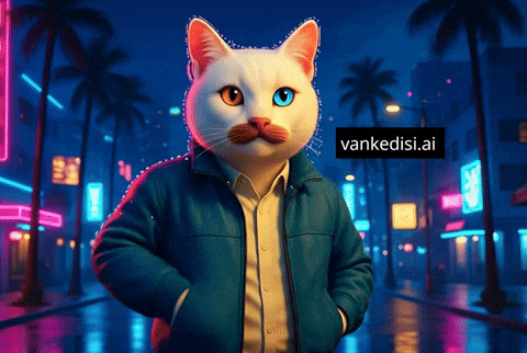 City Lights Cat GIF by vankedisi