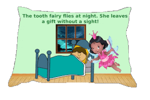 Sleepy Tooth Fairy Sticker
