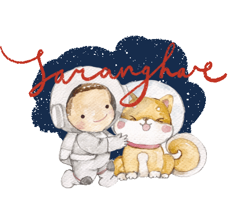 Dog Planet Sticker