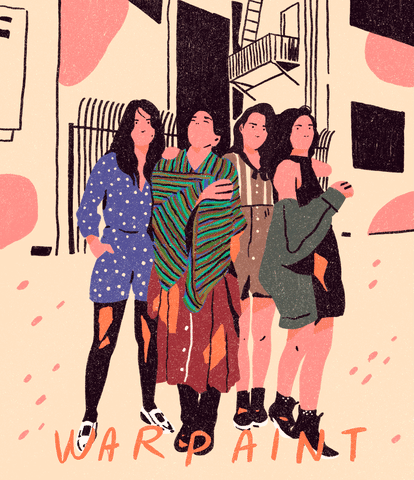 illustration warpaint GIF by VAL