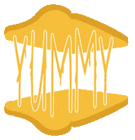 Grilled Cheese Sticker by MILRAM