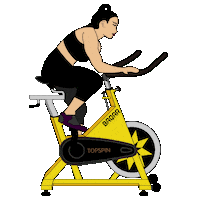 Cycling Indoorcycling Sticker by Baqar Nasser's Topspin
