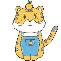Lunar New Year Tiger Sticker