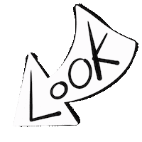 Look Arrow Sticker