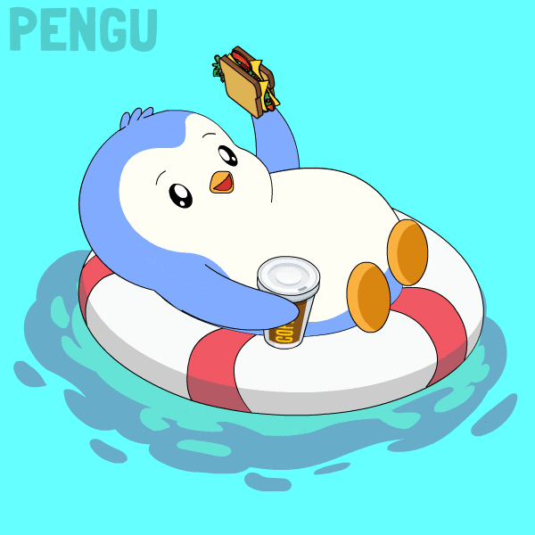 Summer Hello GIF by Pudgy Penguins
