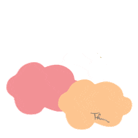 thunofficial rain fly butterfly clouds Sticker