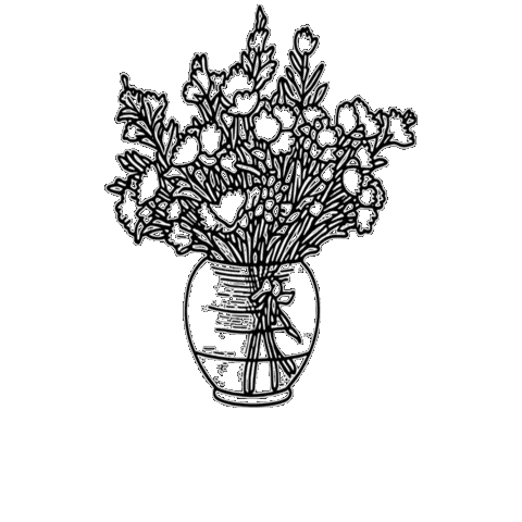 TwentyThreeFlowers giphygifmaker flowers vase twentythree Sticker
