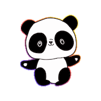 Panda Dancing Sticker