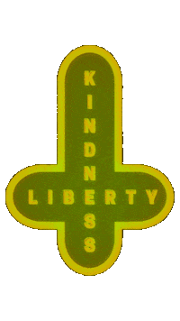 Kindness Liberty Sticker
