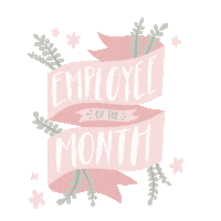 Employee Of The Month Freelance Sticker by Designmageriet