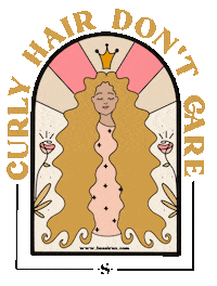 beasiren curls curly hair tulsa cgm Sticker