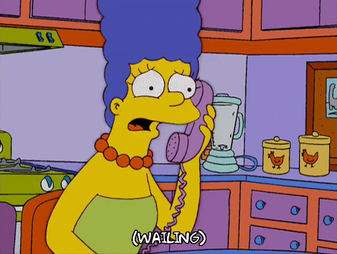 sad marge simpson GIF