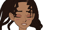 whoisumi animation sad blinking umi Sticker