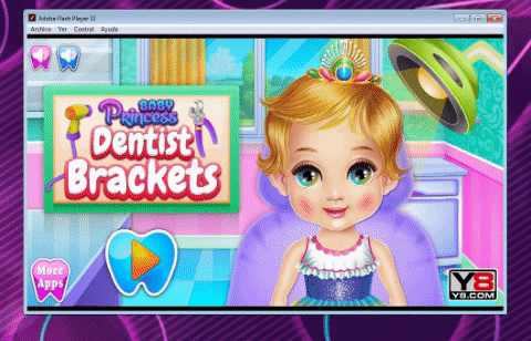 downloadhoy giphygifmaker descargar juego baby princess dentist brackets GIF