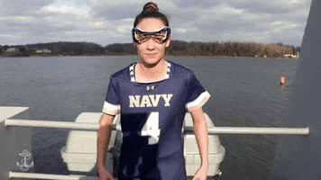 Womens Lacrosse Go Navy GIF by Navy Athletics