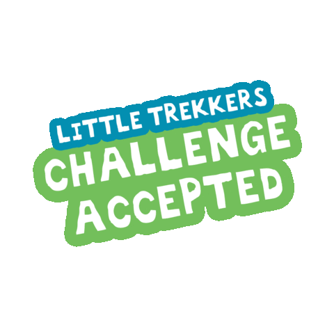Challenge Accepted Sticker by Little Trekkers