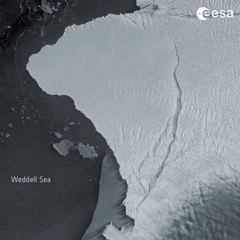 Weddell Sea Earth GIF by European Space Agency - ESA