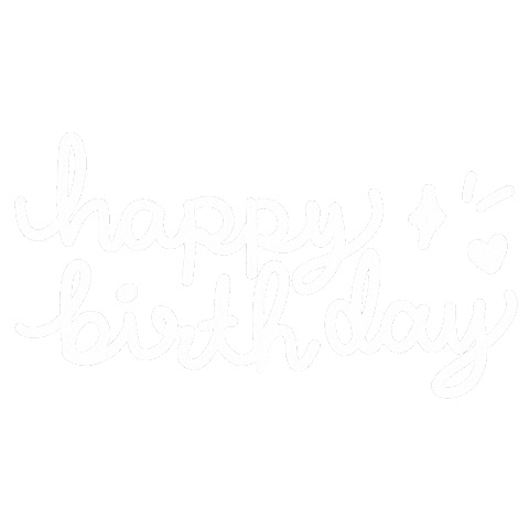 Happy Birthday Text Sticker