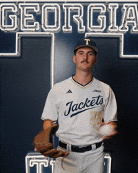 Georgia Tech Baseball GIF by Georgia Tech Yellow Jackets