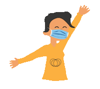 Somosmandarina hug selfcare abrazo autocuidado Sticker