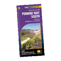 HARVEYMaps trail map harveymaps harvey map pennine way Sticker