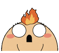 Fire Omg Sticker by Sourbombe