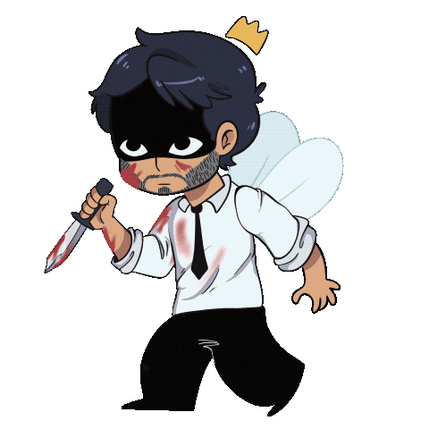 Serial Killer Blood Sticker