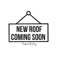 Roof Sticker by Peaked Roofing