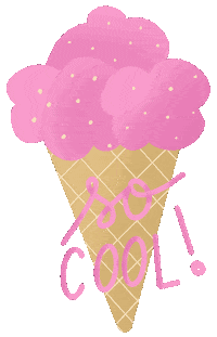 Ice Cream Pink Sticker