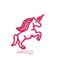 Einhorn Tasse Sticker by schorlefranz