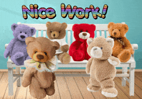 Teddy Bears Compliments GIF