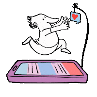 Heart Love Sticker by Lucas Levitan