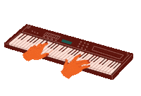 Artist Band Sticker by Clémence Gouy