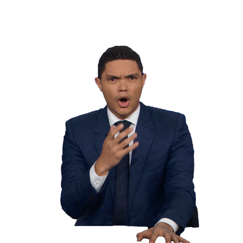 Comedy Central Wow Sticker by The Daily Show