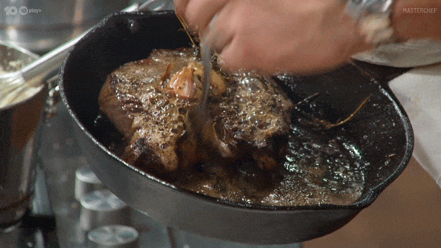 Butter Steak GIF by MasterChefAU