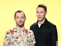 elijah wood thank you GIF by BBC America