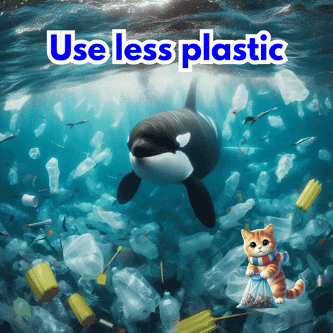 Natur-Clean-up giphyupload plastic orca plastik GIF