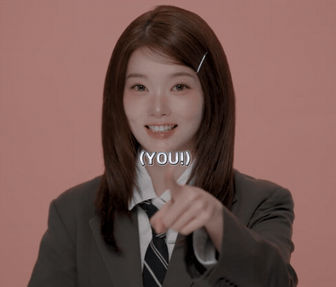 addamakpop giphyupload point blame billlie GIF