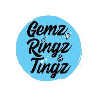 gemzringztingz tingz gemz ringz gemzringz Sticker