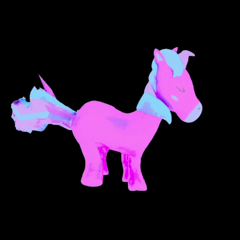 Andrewismusic giphyupload pink vibes horse GIF