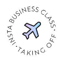 Business Class Sticker by Flying Dana