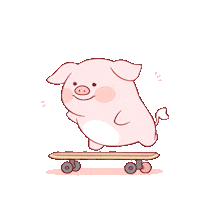 Pig Skateboard Sticker